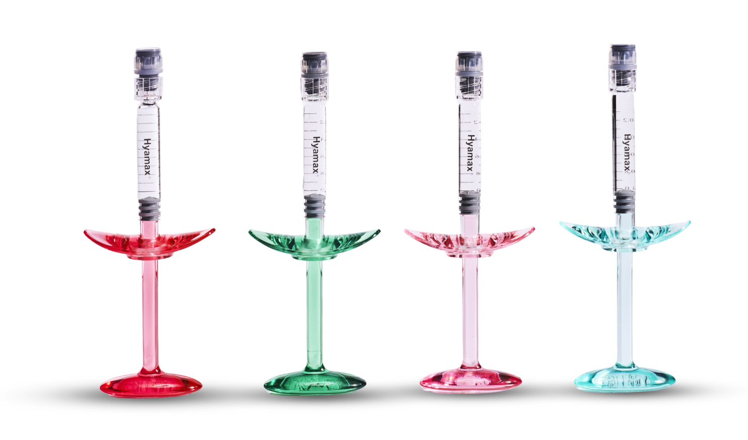 Hyamax syringe line-up